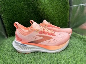 Brooks Glycerin GTS 23 1204921B822 Athletic Sneaker Womens 7.5B Pink Knit Sports
